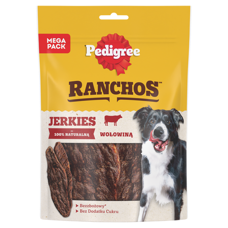 Pedigree Ranchos Jerkies z wołowiną 180g
