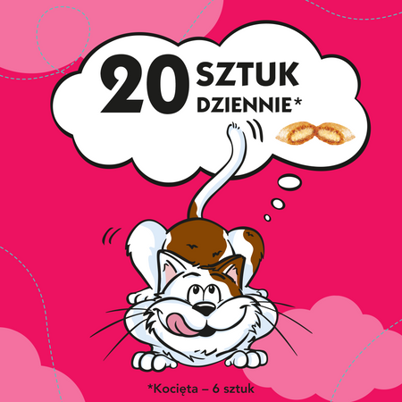 Dreamies z wołowiną przysmaki dla kota 6x 60g
