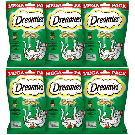 Dreamies przysmak dla kota z nutą kocimiętki 6x 180g