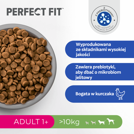 Perfect Fit Sucha Średnie/Duże Rasy Kurczak 6kg