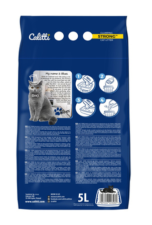 Calitti Strong Unscented 5l - żwirek bentonitowy