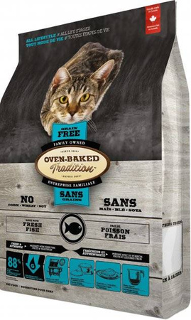 OBT Oven Baked Tradition Cat Food Grain free with fish (z rybą) 2,27kg