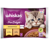 Whiskas Junior Drobiowe Frykasy w galaretce 4x 85g (kawałki z: kurczakiem, indykiem)