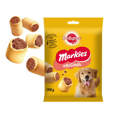 PEDIGREE Markies 150g - chrupiące ciasteczka dla psów