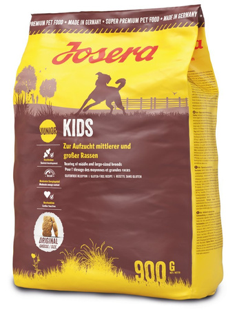 JOSERA Kids 900g - sucha karma dla dorastających psów średnich i dużych ras od 2 miesiąca życia