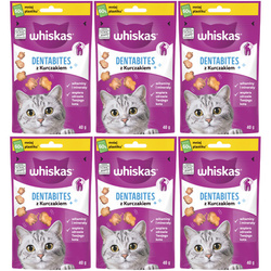 Whiskas Dentabites dentystyczny przysmak 6x 40g