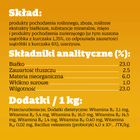 PEDIGREE® Multivitamins Trawienie - karma uzupełniająca dla dorosłych psów, o smaku kurczaka 180 g