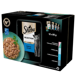 Sheba Selection Rybne Smaki w sosie 12x 85g