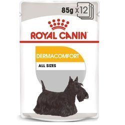 ROYAL CANIN CCN Dermacomfort karma mokra - pasztet dla psów dorosłych o wrażliwej skórze, skłonnej do podrażnień