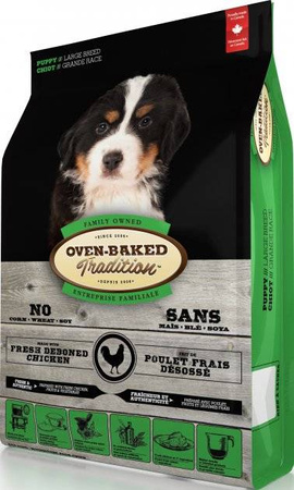 OBT Oven Baked Tradition Dog Food Puppy Large Breed 11,34kg z kurczakiem
