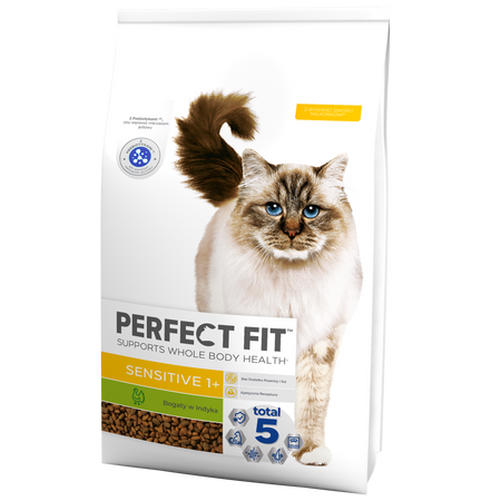 Perfect Fit™ Sensitive 1+ 7 kg – sucha karma pełnoporcjowa dla dorosłych kotów, bogata w indyka