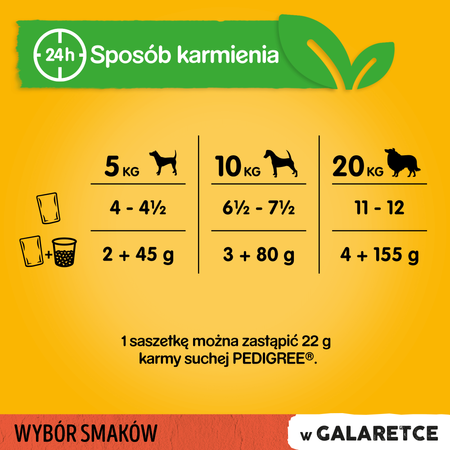 Pedigree Mix smaków w galaretce 4x 100g