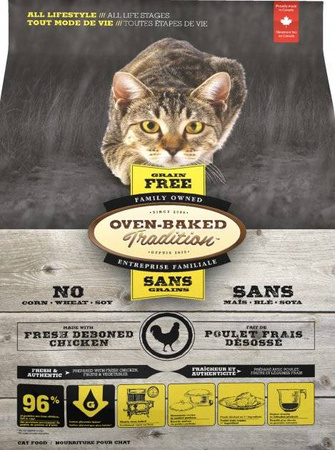 OBT Oven Baked Tradition Cat Food Grain free with chicken (z kurczakiem) 1,13kg