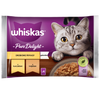 WHISKAS Adult saszetka 4 x 85 g Drobiowe Frykasy - mokra karma pełnoporcjowa dla dorosłych kotów, w galaretce (kawałki z: kurczakiem, indykiem)