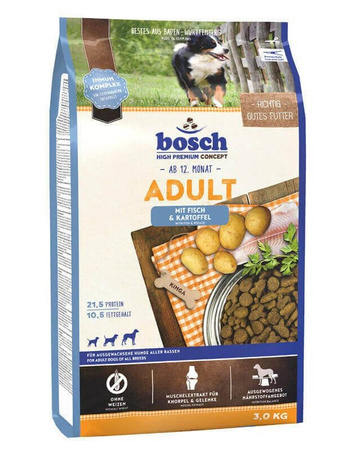 Bosch Adult Fish & Potato, ryba i ziemniak 3kg