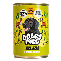 Dobry Pies karma jeleń z amarantusem 400g