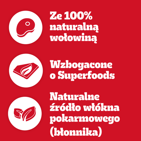 Pedigree Ranchos Superfoods wołowina jagody 70g