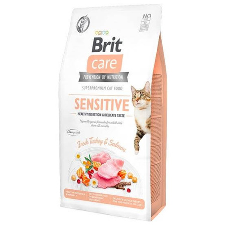 Brit Care Cat Grain Free Sensitive Healthy Digestion & Delicate Taste 2 kg