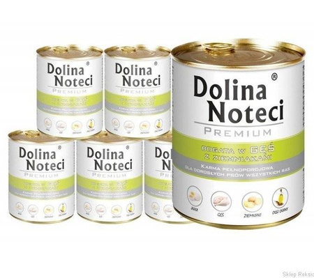 Dolina Noteci Premium gęś z ziemniakami 24x400g