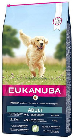 EUKANUBA Adult Large Lamb & Rice 12kg