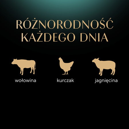 Sheba Fresh Fine wołowina kurczak jagagnięcina w sosie 6x 50g