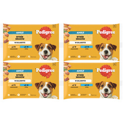 Pedigree Adult Wybór Smaków w galaretce 4x 4x 100g
