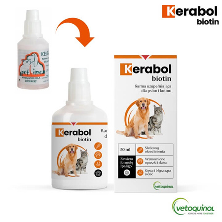 Vetoquinol Kerabol krople 50 ml