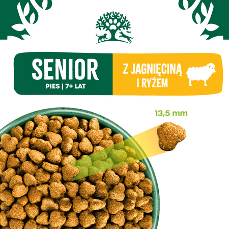 James Wellbeloved Senior 2 kg – sucha karma pełnoporcjowa dla starszych psów >7 lat, bogata w jagnięcinę i ryż