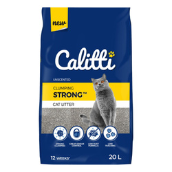Calitti Strong Unscented 20L - żwirek bentonitowy