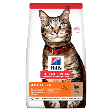 Hill's SP Feline Adult Lamb 10 kg