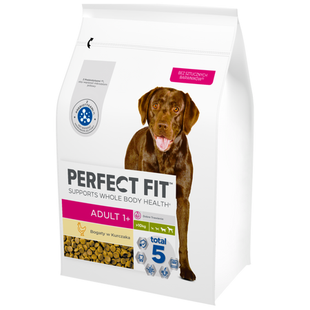 Perfect Fit Adult dla dorosłych psów dużych ras, bogata w kurczaka 3x 2,6 kg