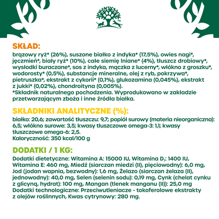 James Wellbeloved Senior 2 kg – sucha karma pełnoporcjowa dla starszych psów >7 lat, bogata w indyka i ryż