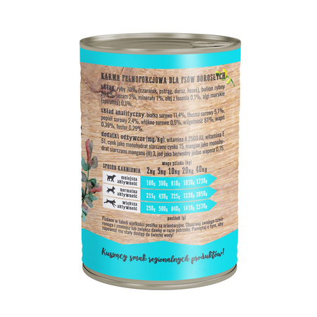 Wiejska zagroda Rybna uczta 400g