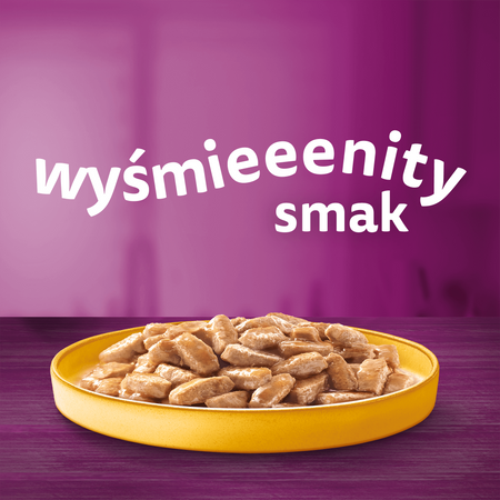 WHISKAS Adult puszka 400 g - mokra karma pełnoporcjowa dla dorosłych kotów, kawałki z kurczakiem w sosie