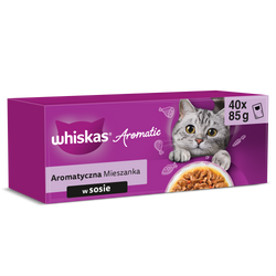 Whiskas Aromatyczna mieszanka w sosie 40x85g