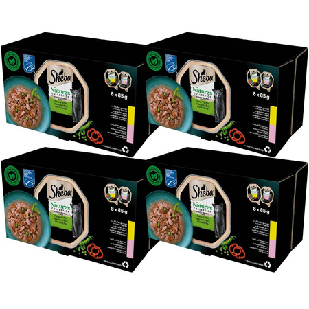 Sheba Nature's mix smaków w sosie 4x 8x 85g