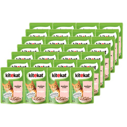 Kitekat łosoś w sosie 28x 85g