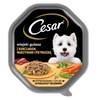 CESAR tacka 14x150g – mokra karma pełnoporcjowa dla dorosłych psów, w sosie, z kurczakiem, warzywami i pietruszką