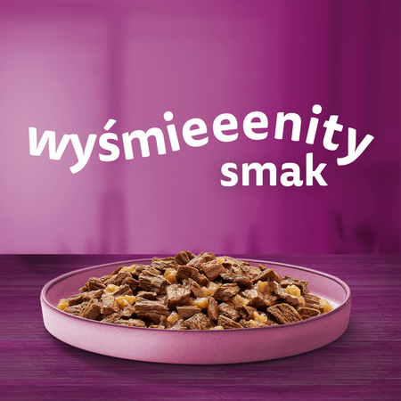 WHISKAS Junior saszetka 28x85 g - mokra karma pełnoporcjowa dla kociąt, kawałki z kurczakiem w galaretce