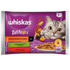 WHISKAS Adult saszetka 4 x 85 g Kolekcja Wiejskich Smaków - mokra karma pełnoporcjowa dla dorosłych kotów, w sosie ( kawałki z: jagnięciną, kurczakiem i marchewką, wołowiną i drobiem)