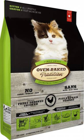 OBT Oven Baked Tradition Cat Food kittens of all life style with Chicken (z kurczakiem) 2,27kg