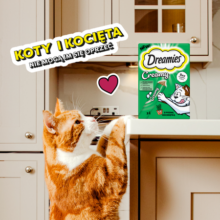 Dreamies Creamy z kocimiętką 4x 10g
