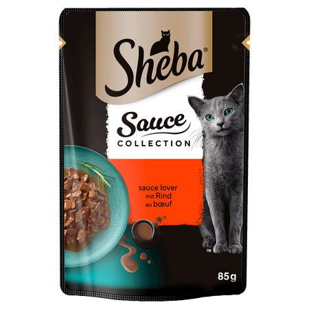 SHEBA Sauce Collection Soczyste Smaki wołowina w sosie 85g