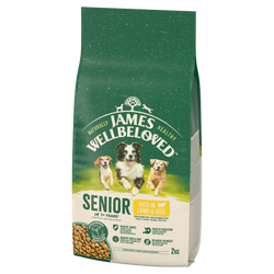 James Wellbeloved Senior 2 kg – sucha karma pełnoporcjowa dla starszych psów >7 lat, bogata w jagnięcinę i ryż