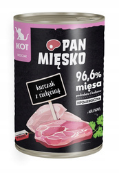 Pan Mięsko Karma mokra Kurczak z cielęciną 400g