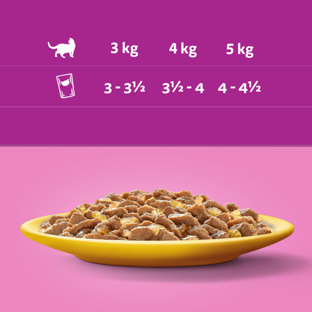 WHISKAS Adult saszetka 28x85 g - mokra karma pełnoporcjowa dla dorosłych kotów, kawałki z kurczakiem w galaretce