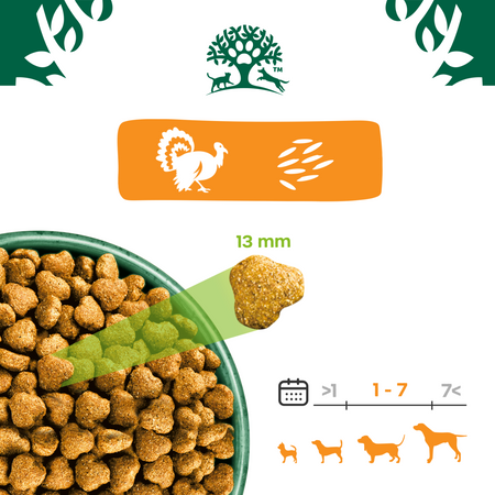 James Wellbeloved Adult 12 kg – sucha karma pełnoporcjowa dla dorosłych psów 1-7 lat, bogata w indyka i ryż