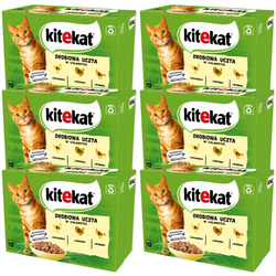 Kitekat mix smaków w galaretce 6x 12x 85g