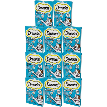 Dreamies Creamy Łosoś 11x 4x 10g