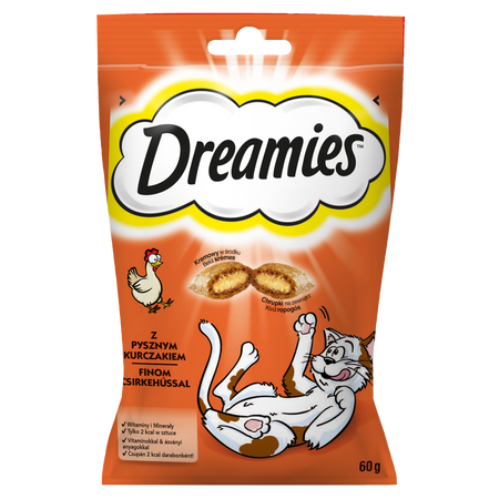 DREAMIES 6x60g - przysmak dla kota z pysznym kurczakiem